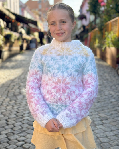 Carly barnegenser - strikkepakke med garn og gratis oppskrift
