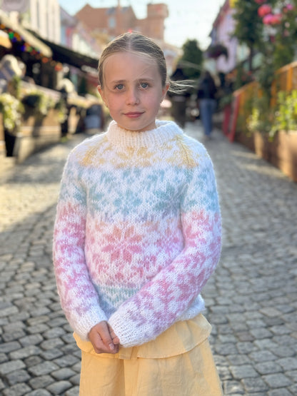 Carly barnegenser - strikkepakke med garn og gratis oppskrift
