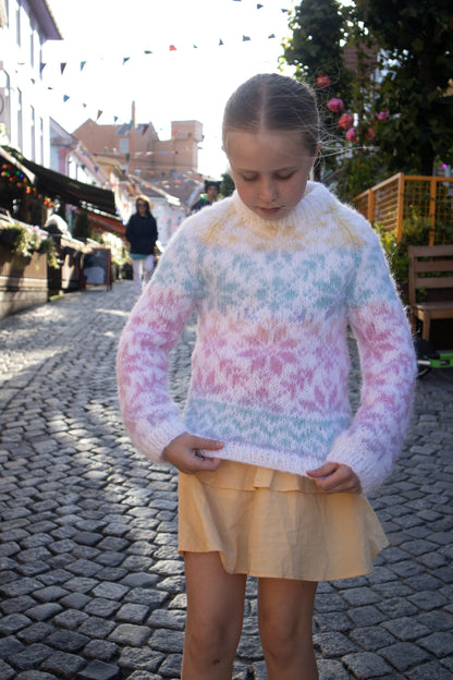 Carly barnegenser - strikkepakke med garn og gratis oppskrift
