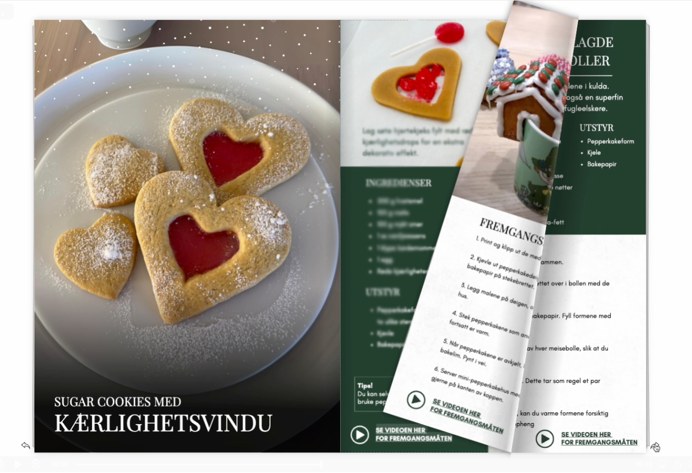 Kreative juleideer med Aurora og Miriam - Digital julebok