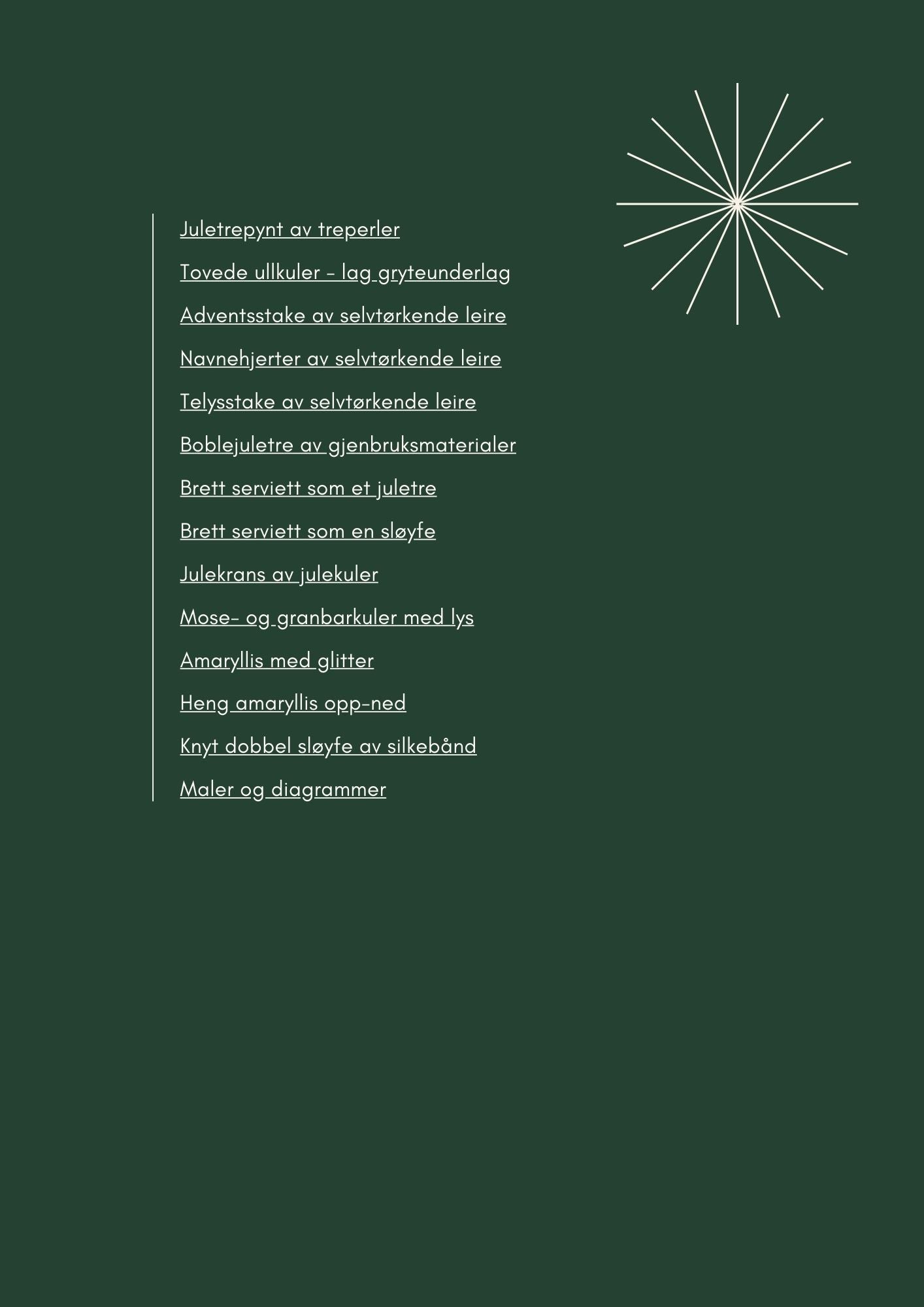 Kreative juleideer med Aurora og Miriam - Digital julebok