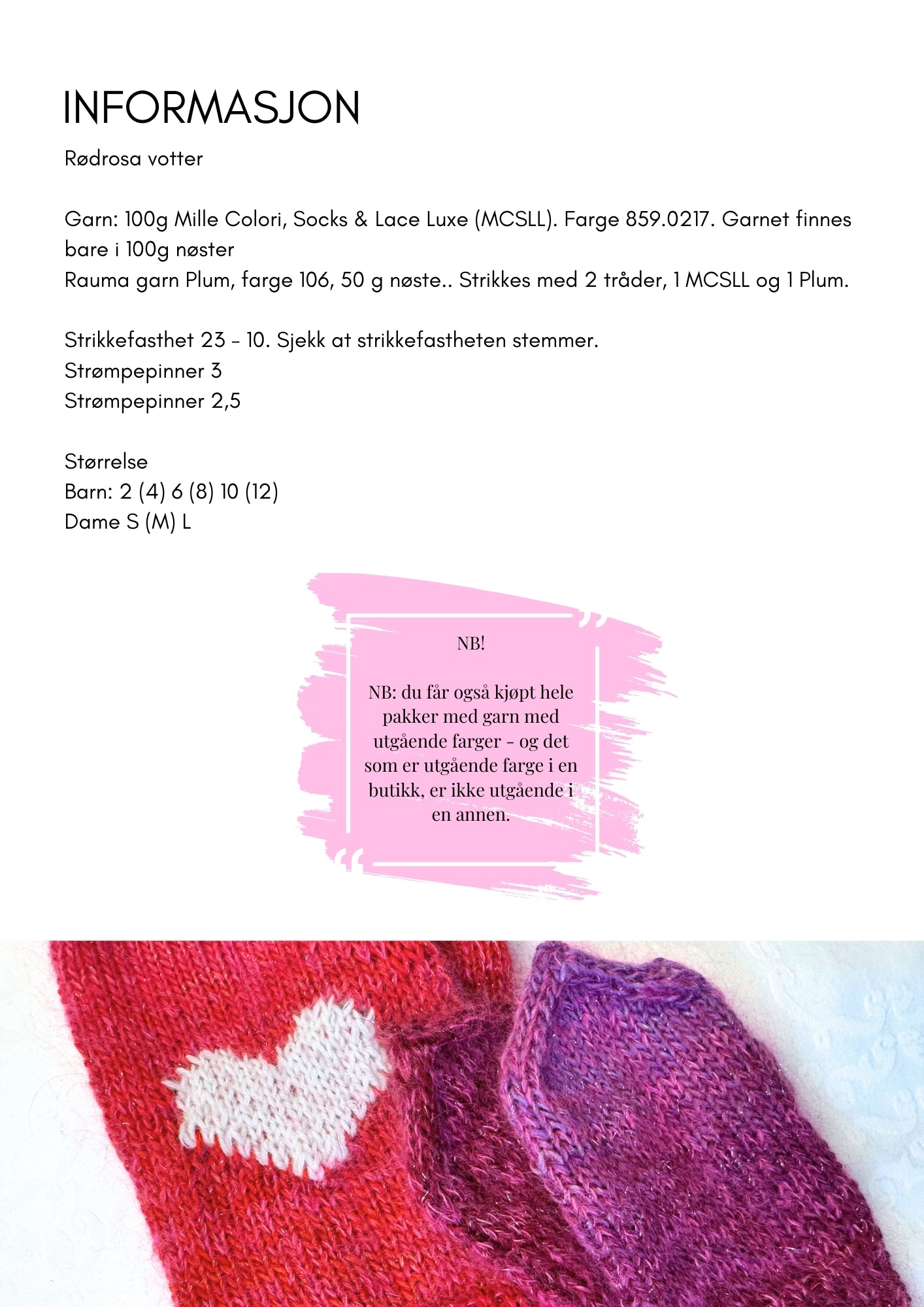 Humfrivotter – Fluffy votter med hjerte til mor og barn