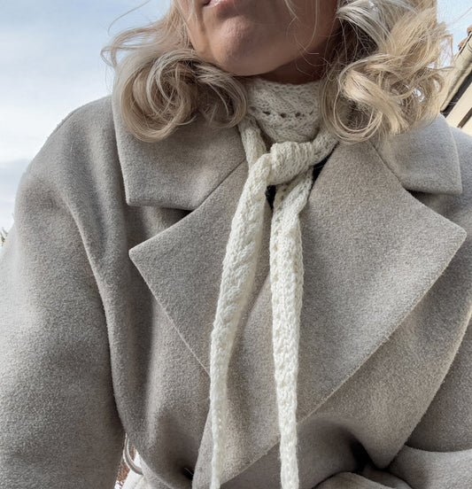 Haze scarf - lett og lunt skjerf i strukturstrikk