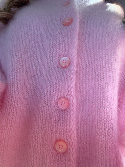 Marie Cardigan – Luftig cardigan i dobbel mohair
