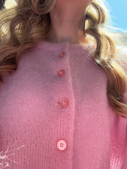Marie Cardigan – Luftig cardigan i dobbel mohair
