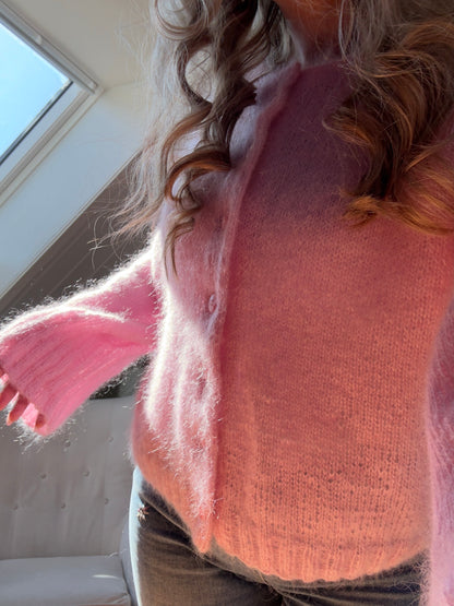Marie Cardigan – Luftig cardigan i dobbel mohair