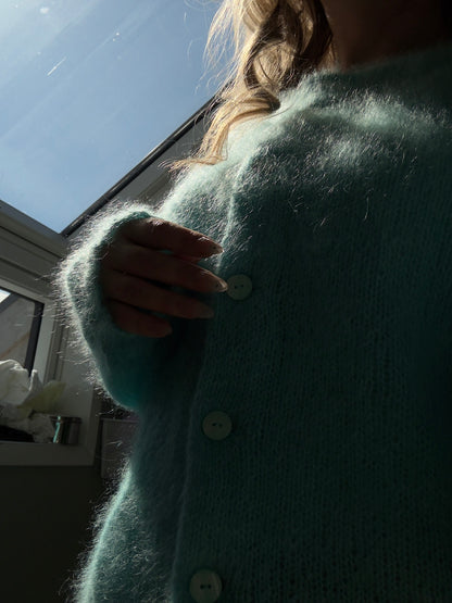 Marie Cardigan – Luftig cardigan i dobbel mohair