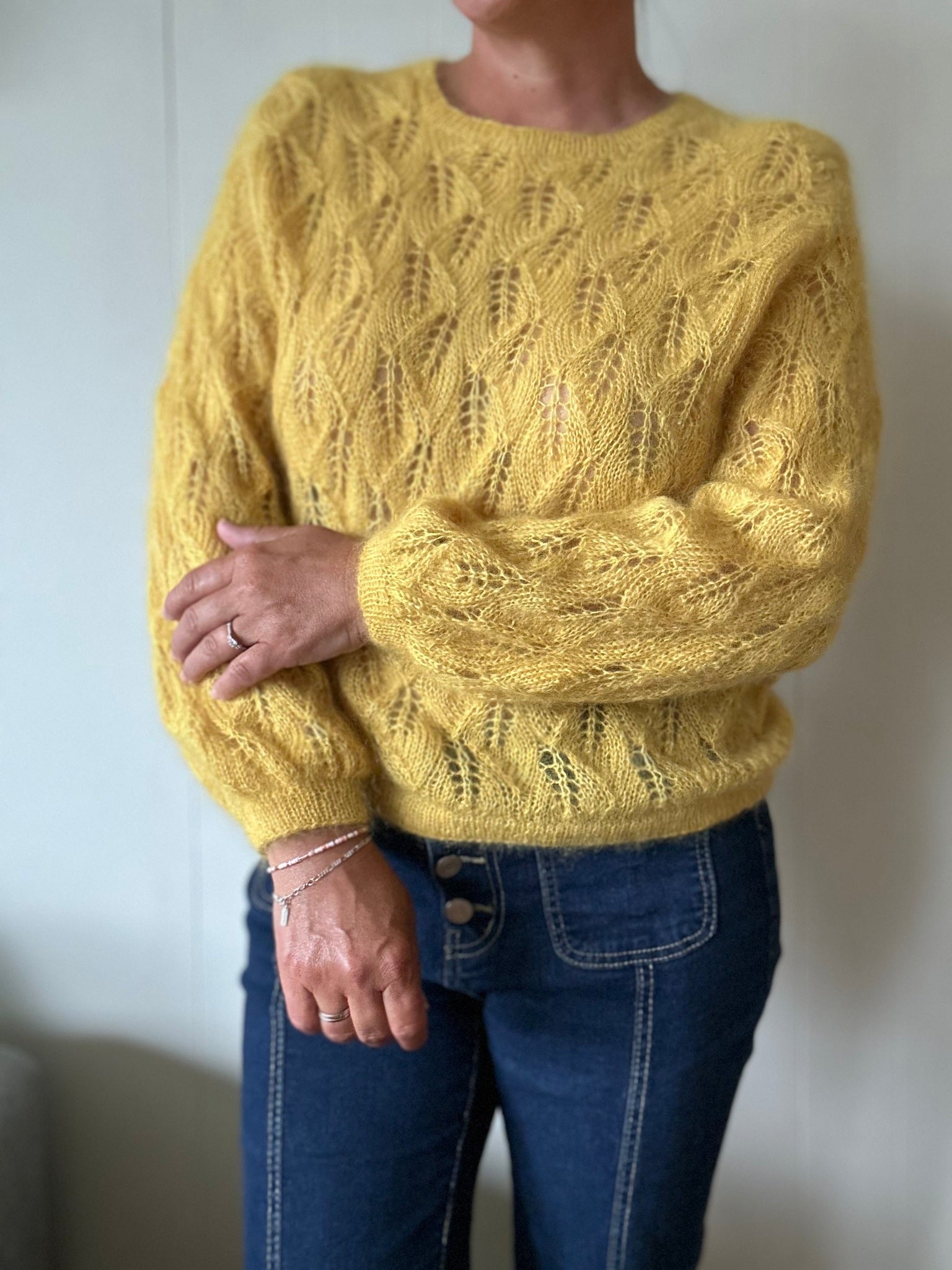 Crossing Leaves Sweater
