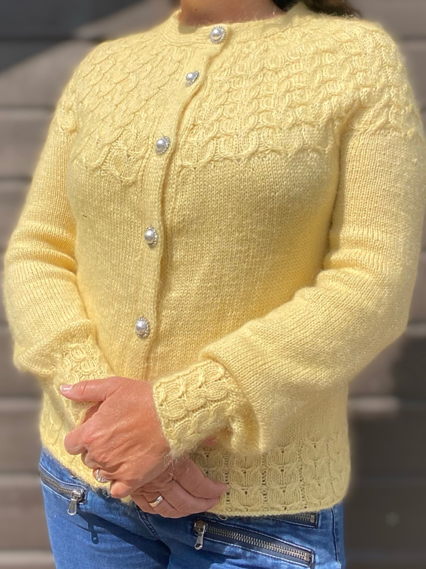 Heartshaped cardigan – En flettefavoritt