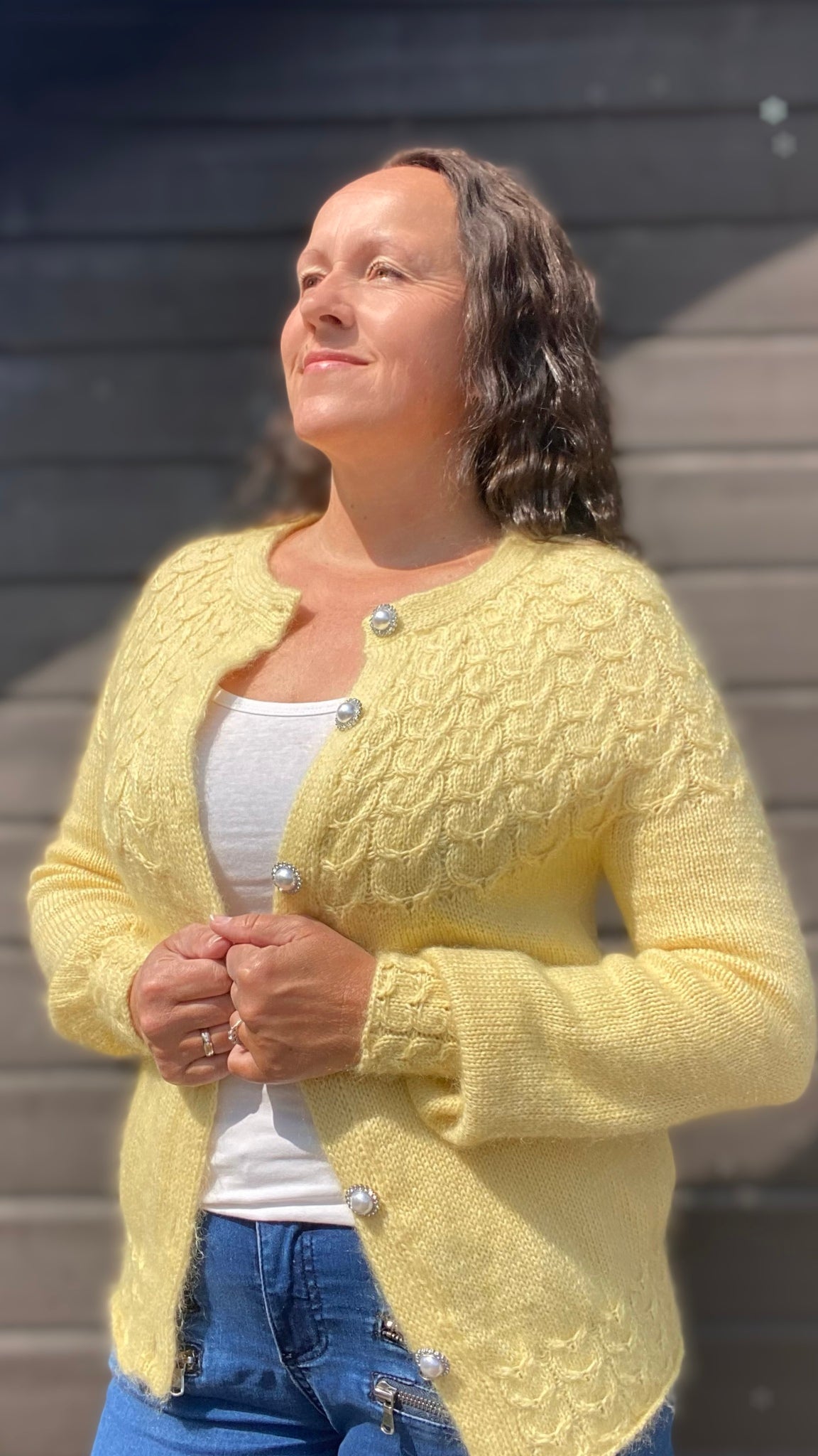 Heartshaped cardigan – En flettefavoritt