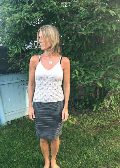 Crossing Leaves singlet - elegant sommertopp