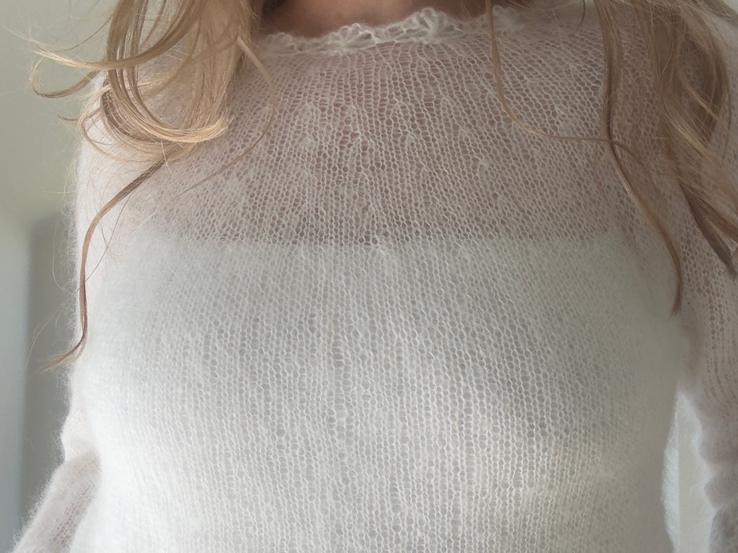 Snow Flower - Nydelig genser i myk mohair