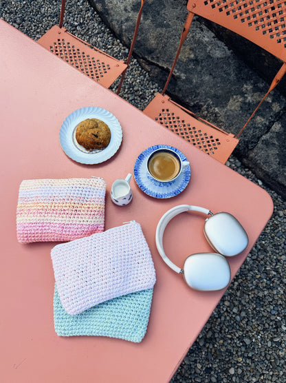 Mille - tøff heklet mappe