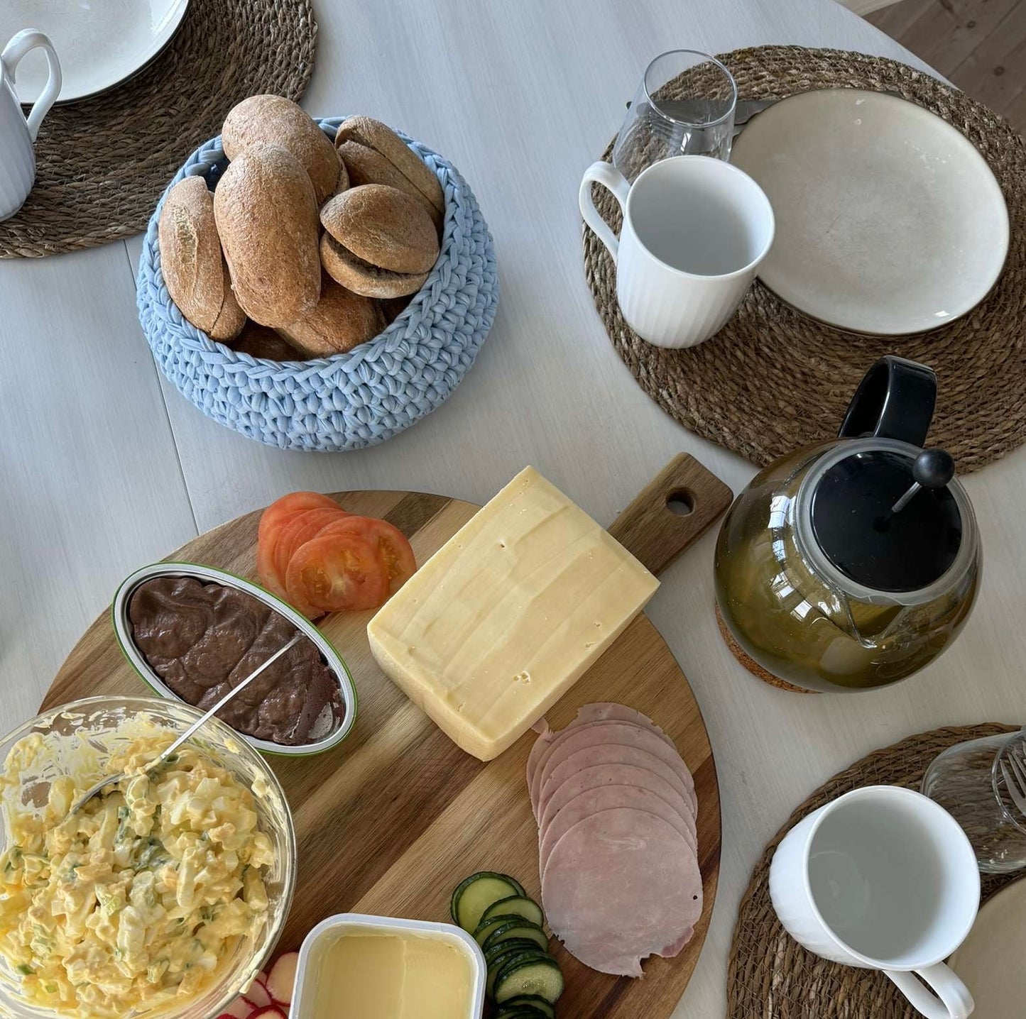 Godmorgenkurv – heklede kurver som gjør frokosten litt finere