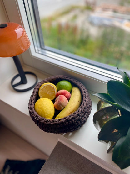 Godmorgenkurv – heklede kurver som gjør frokosten litt finere