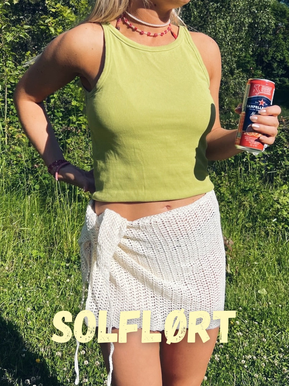 Solflørt – heklet omslagsskjørt