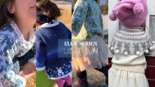 Ella-serien bundle: barnestrikk fra Ull og Strikk