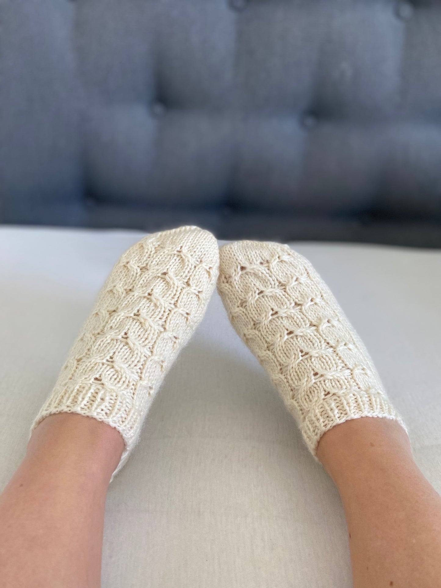 Heartshaped Socks – Flettestrømper med hjerteinspirert struktur
