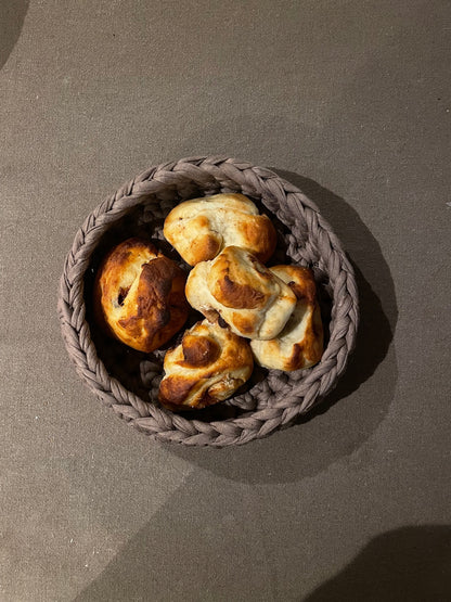 Godmorgenkurv – heklede kurver som gjør frokosten litt finere