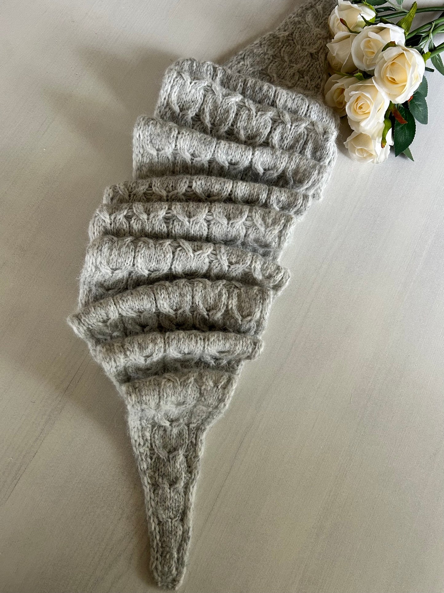 Chunky Heartshaped Scarf – Elegant skjerf med hjerteformet design