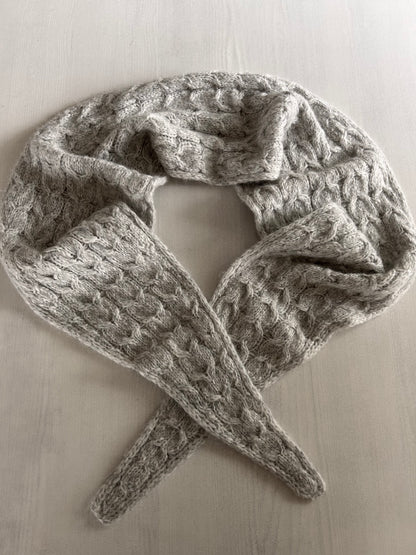 Chunky Heartshaped Scarf – Elegant skjerf med hjerteformet design