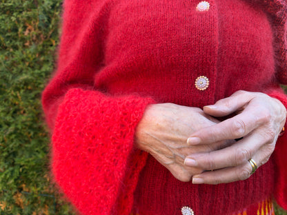 Christmas Flowers - Bente Cardigan