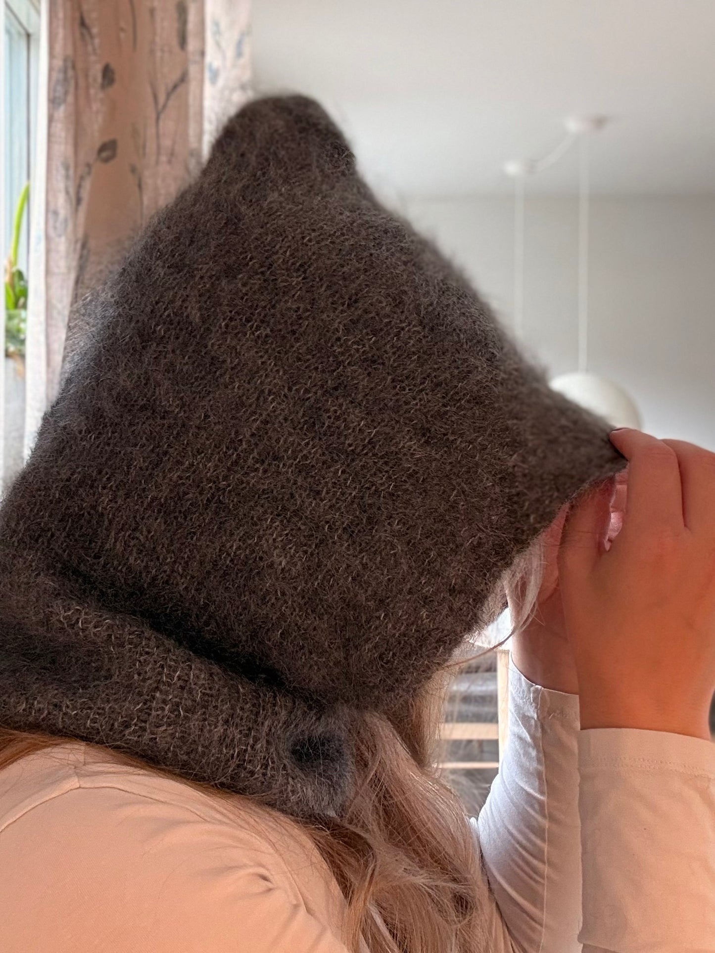 Fluffy balaklava – Myk og varm hette i chunky mohair