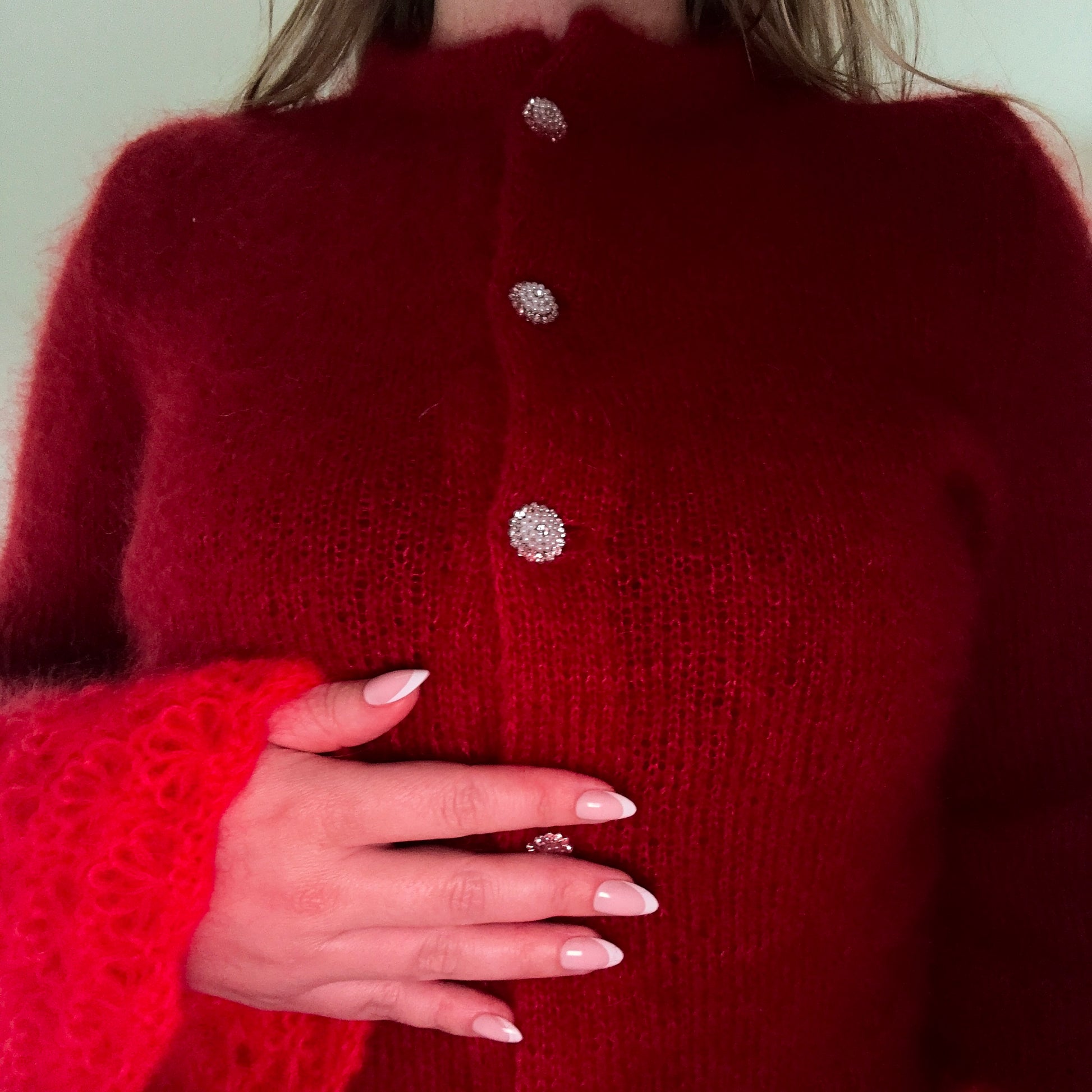 Christmas Flowers - Bente Cardigan