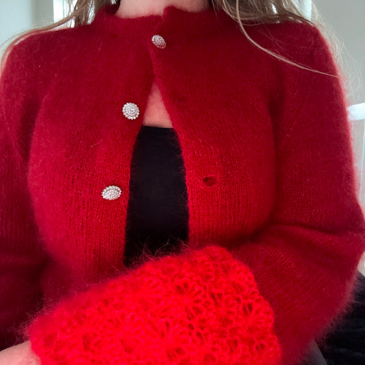 Christmas Flowers - Bente Cardigan