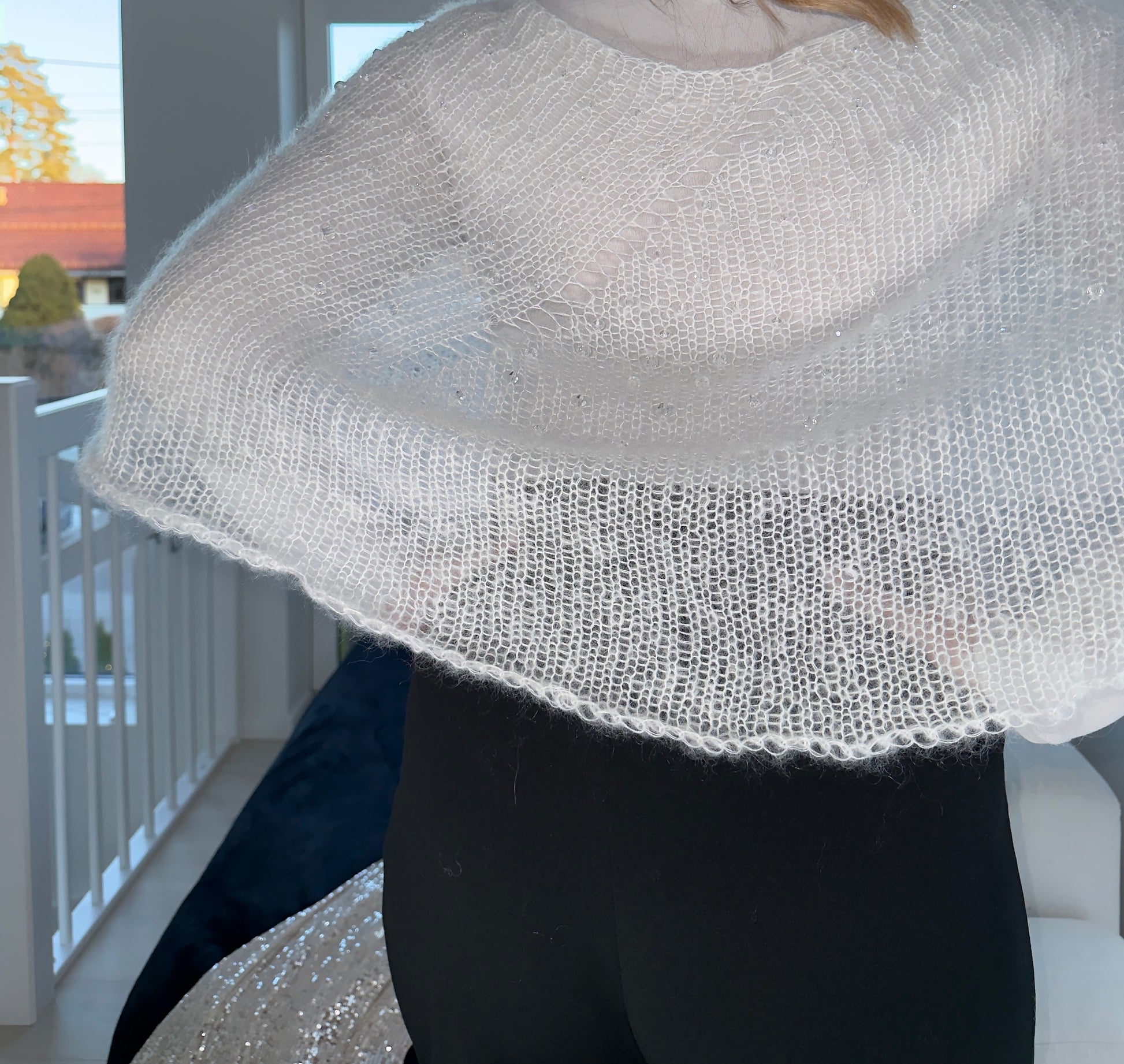 Morgendugg & Silkedun – to luksuriøse ponchoer i mohair
