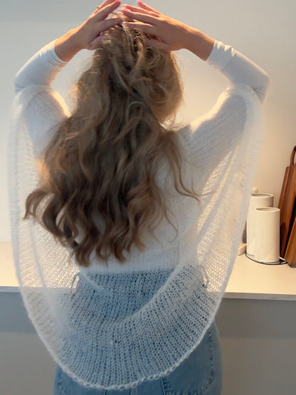 Morgendugg & Silkedun – to luksuriøse ponchoer i mohair