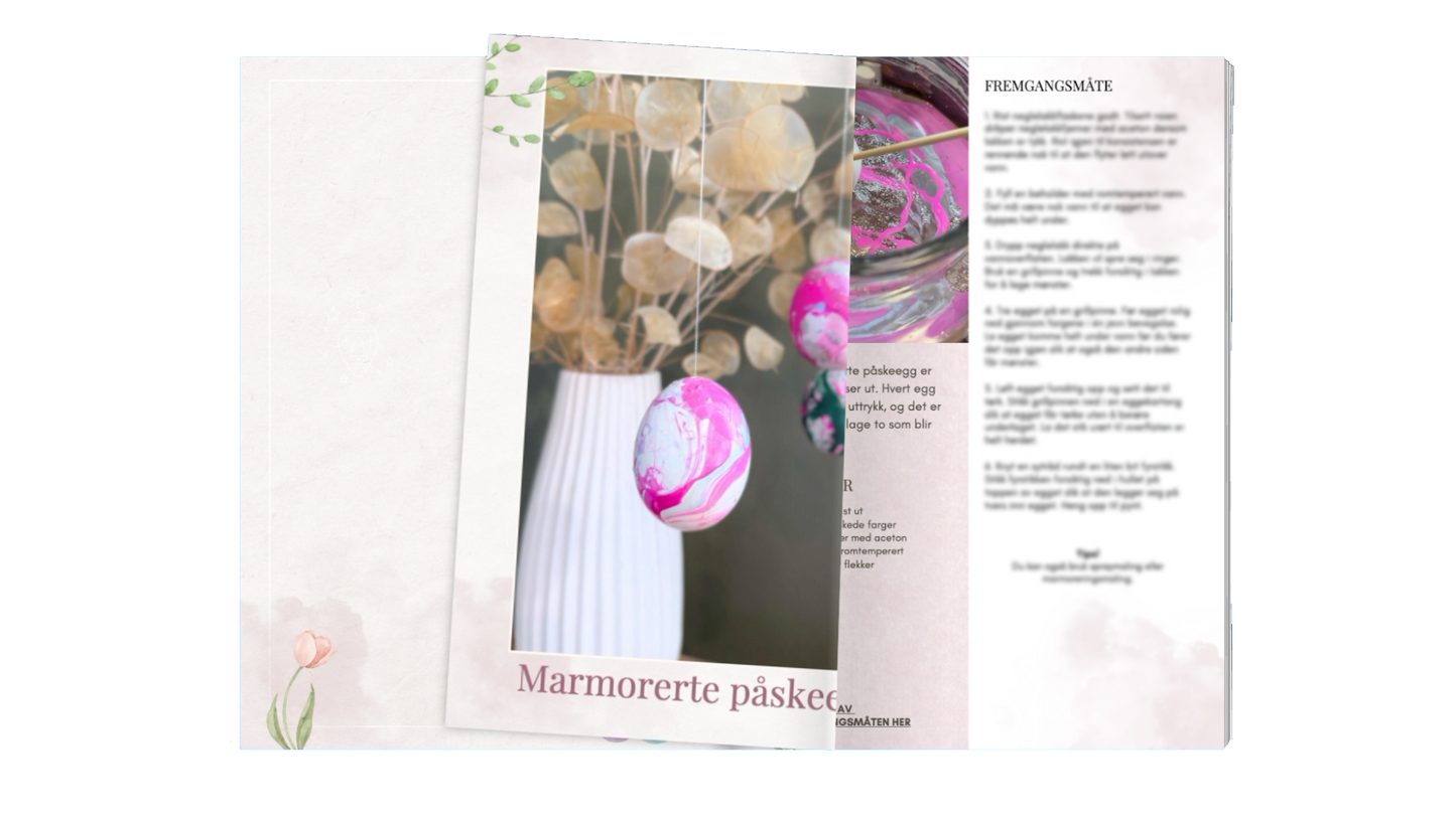 Kreative påskeideer med Aurora og Miriam – digital påskebok full av inspirasjon
