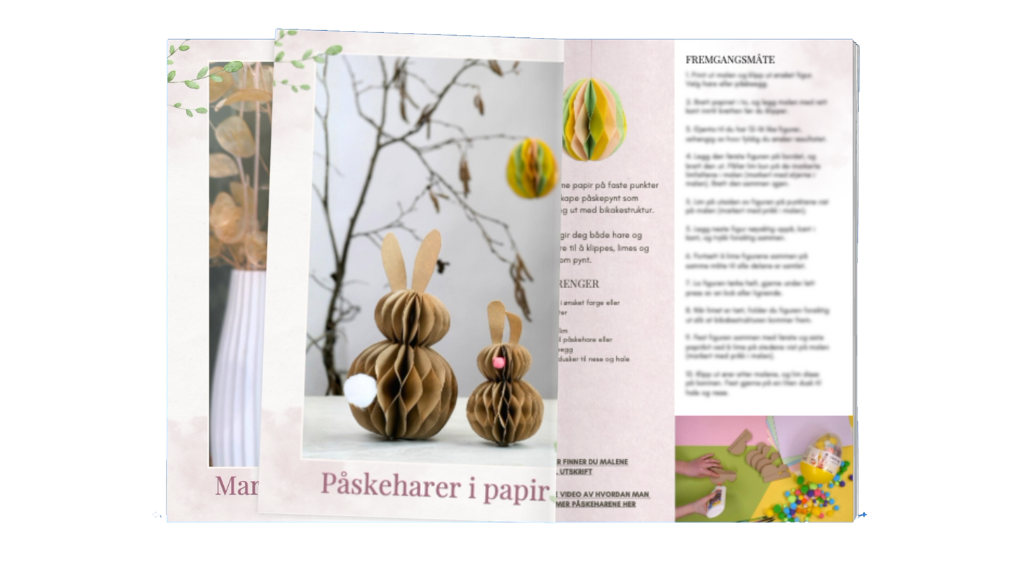Kreative påskeideer med Aurora og Miriam – digital påskebok full av inspirasjon