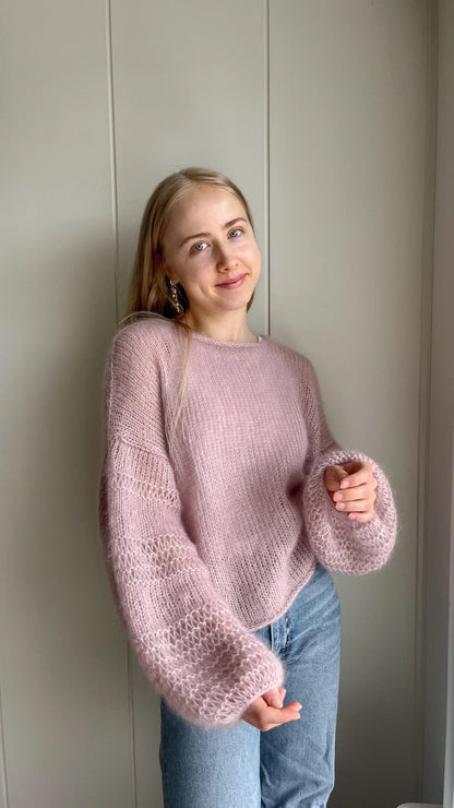 Mille Sweater - vakker, myk og romantisk genser