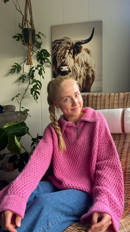 Noriel Sweater - moderne og lekker Zipper Sweater