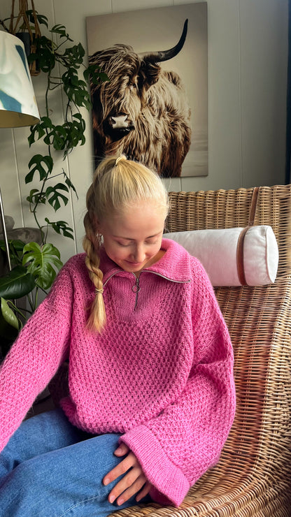 Noriel Sweater - moderne og lekker Zipper Sweater
