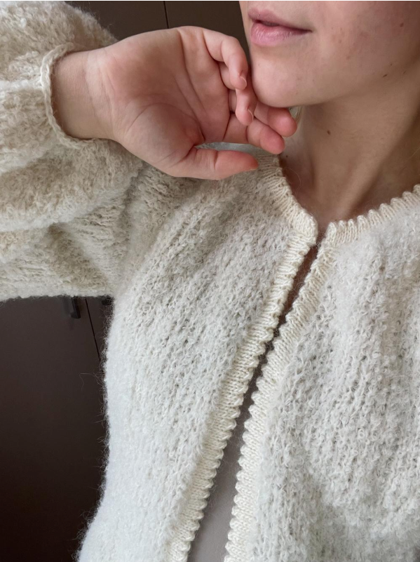 Becksi Cardi – cardigan med picot-kant fra ByHollekim