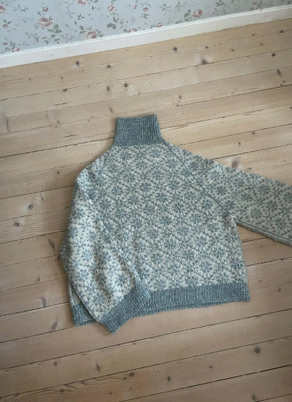 Hildegenseren Ull – Tradisjonell mønstergenser med raglan