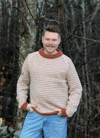 Ekkon - hele settet genser, skjerf og votter