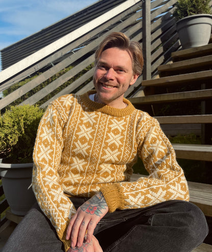 Frostgard genser – klassisk mønstersgenser til dame og herre