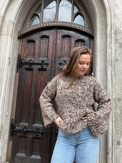 Lunara sweater – chunky, lun og nybegynnervennlig strikkegenser
