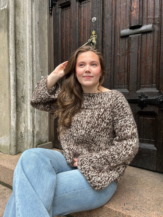 Lunara sweater – chunky, lun og nybegynnervennlig strikkegenser