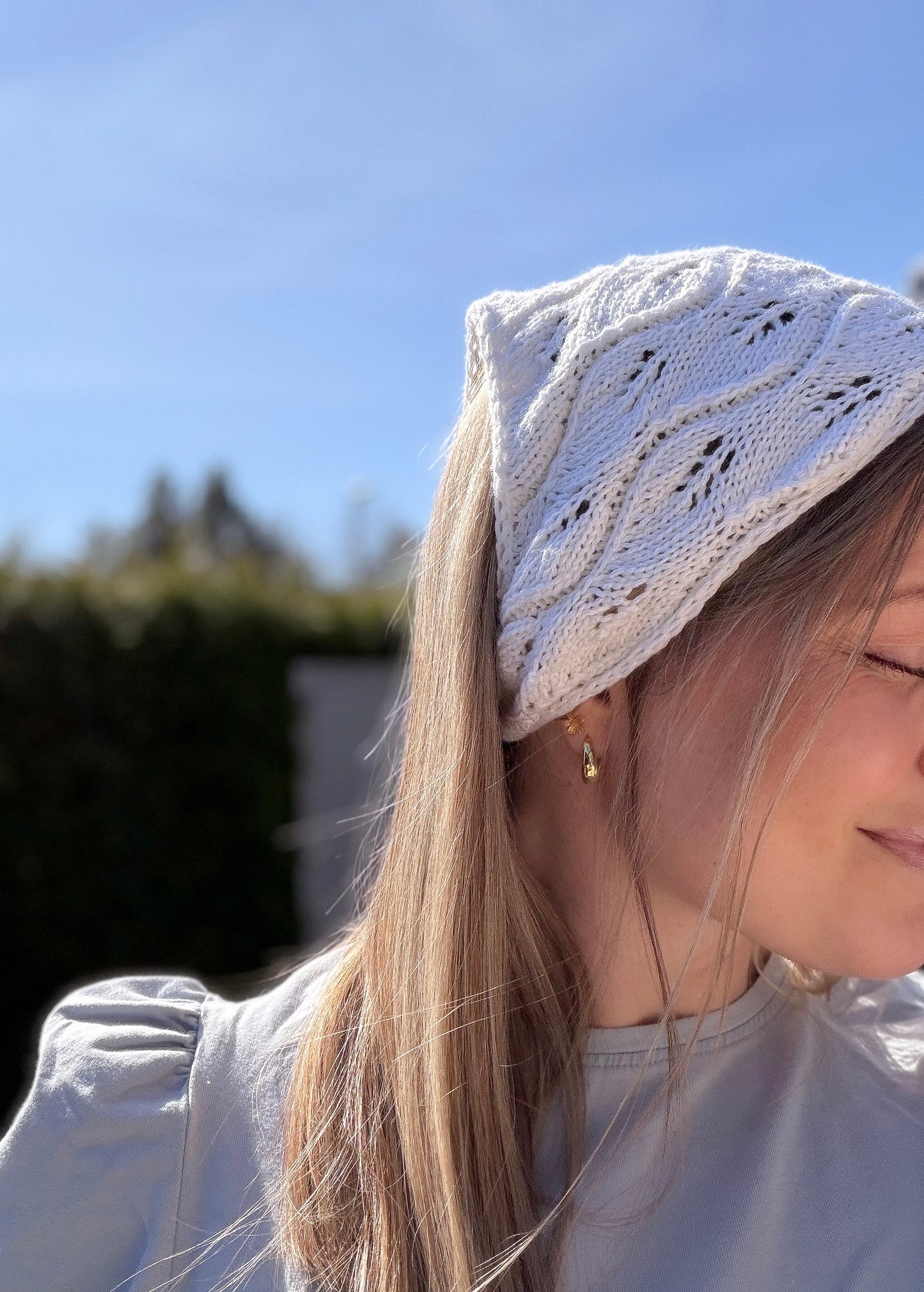 Folia bandana – feminin bandana med lekkert strukturmønster