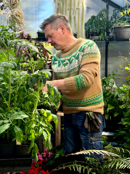 Ginko-genseren fra Skarpihagen serien - strikkepakke med garn og gratis oppskrift