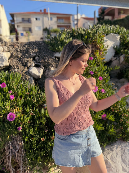 Folia top – en feminin og luftig sommertopp
