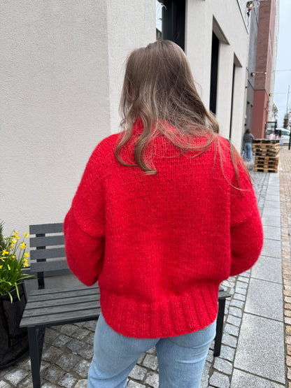 Solslør genser – lett, lun og chunky høyhalset genser