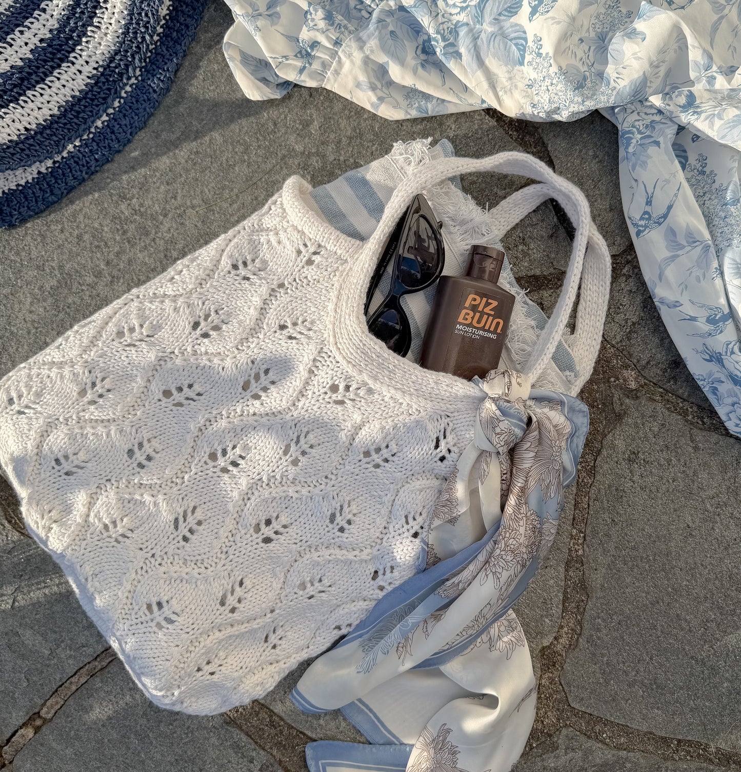 Folia tote -  en sommerlig veske med et vakkert møn ser