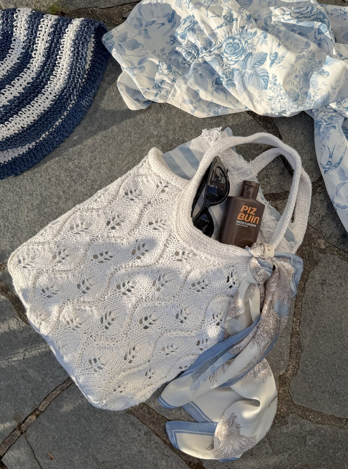 Folia tote -  en sommerlig veske med et vakkert møn ser