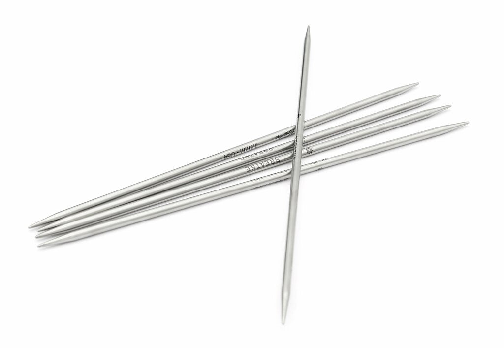 Mindful strømpepinner metall 3.5 mm 20 cm