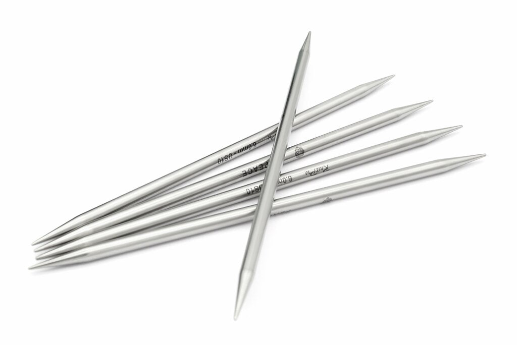 Mindful strømpepinner metall 6.0 mm 20 cm